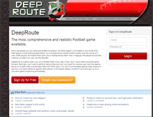 Tablet Screenshot of deeproute.com